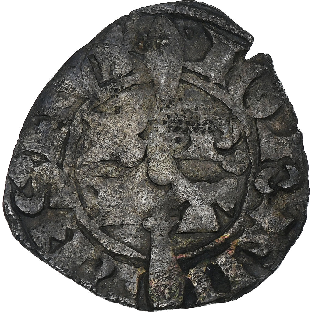 France, Duché de Bretagne, Jean III, Double Denier, 1312-1341, VF(30-35)
