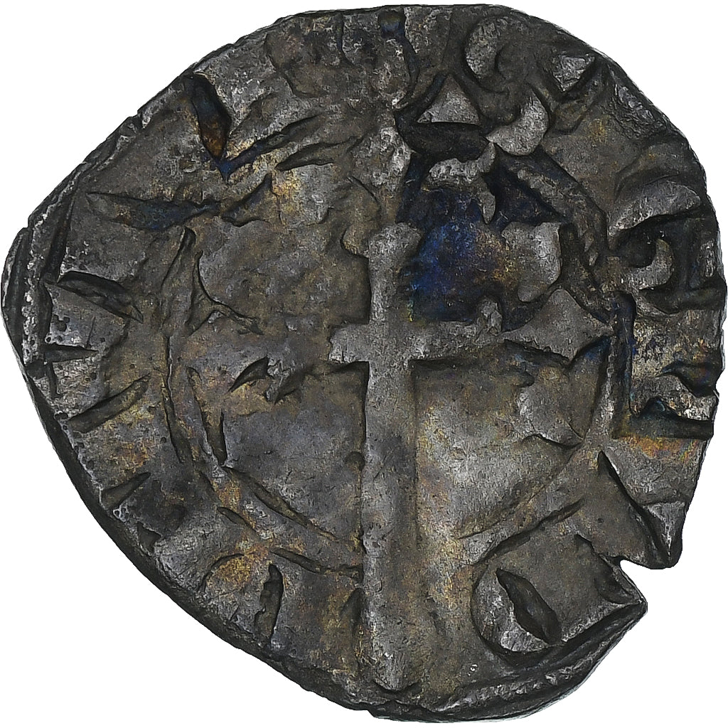 France, Duché de Bretagne, Jean III, Double Denier, 1312-1341, VF(30-35)