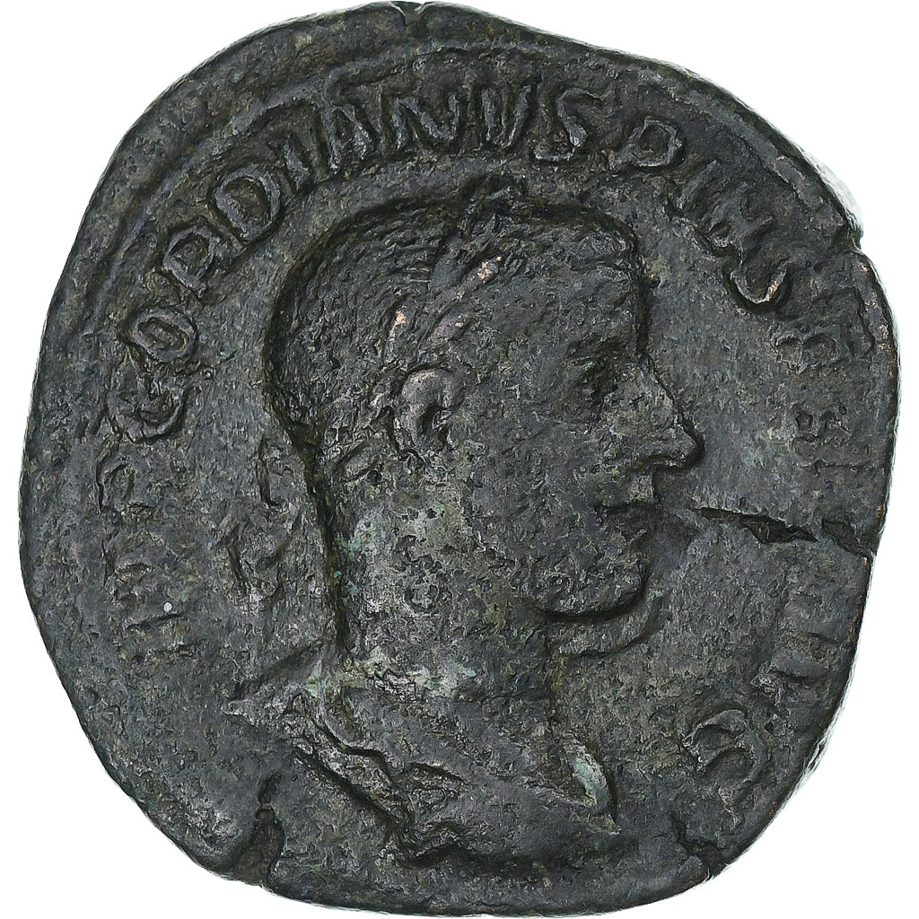 Gordian III, Sesterz, 244, Rome, Bronze, SS, RIC:331