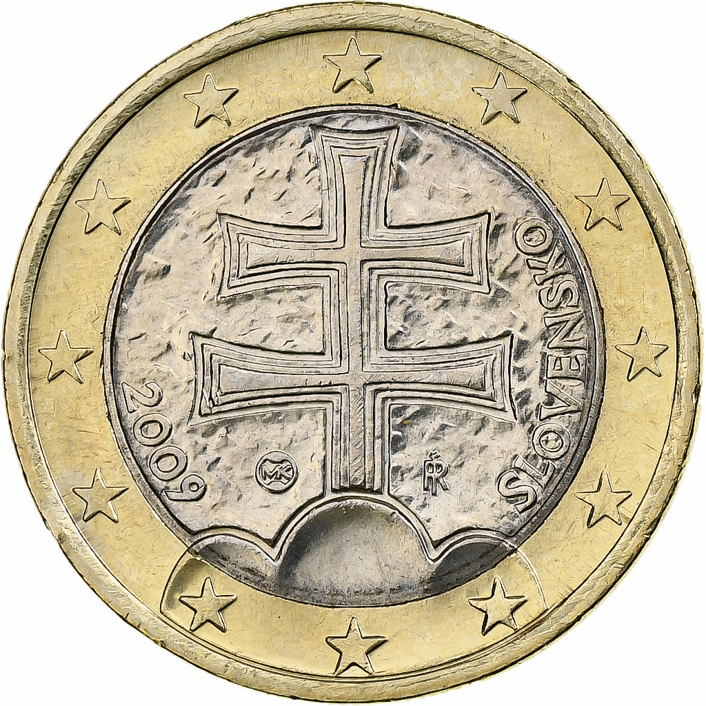 Slovaquie, Euro, 2009, Kremnica, BU, SPL, Bimétallique, KM:101