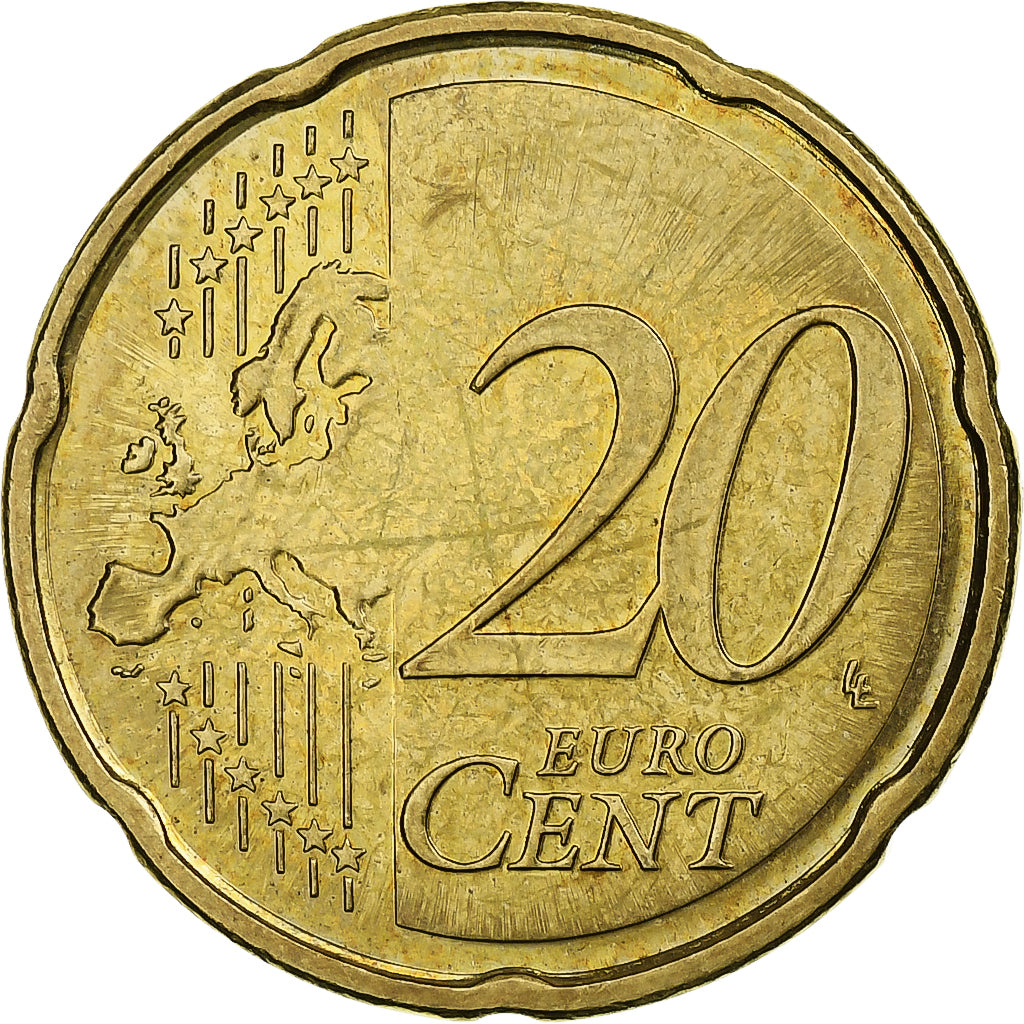 Estonie, 20 Euro Cent, 2011, Vantaa, SPL, Or nordique, KM:65