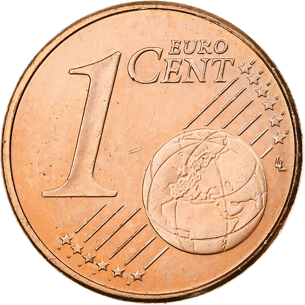 Słowacja, Euro Cent, 2009, Kremnica, BU, MS(63), Miedź platerowana stalą