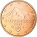 Eslovaquia, 5 Euro Cent, 2009, Kremnica, BU, SC, Cobre chapado en acero, KM:97