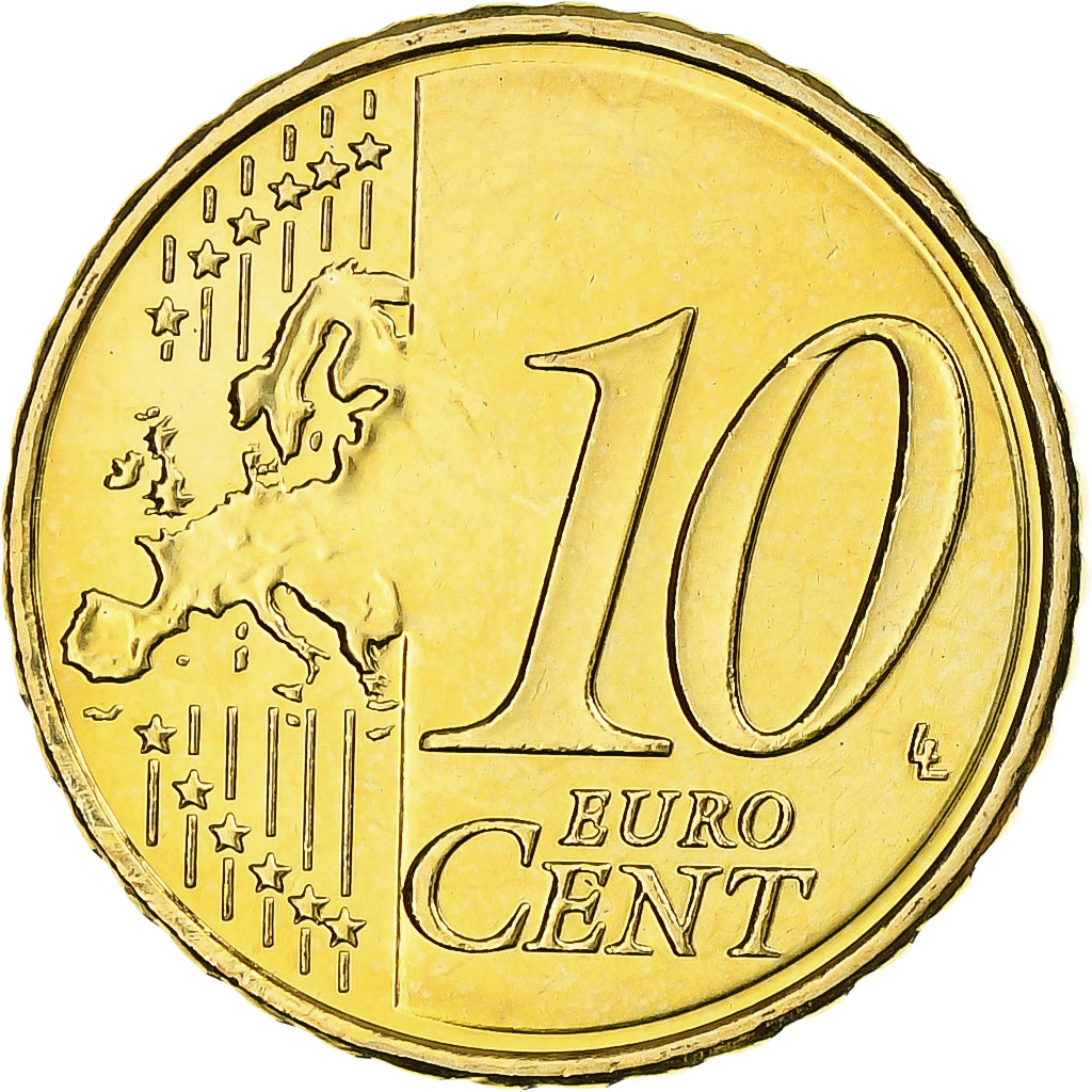 Estonia, 10 Euro Cent, 2011, Vantaa, BU, MS(64), Nordic gold, KM:64