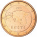Estonia, 5 Euro Cent, 2011, Vantaa, BU, MS(64), Miedź platerowana stalą, KM:63