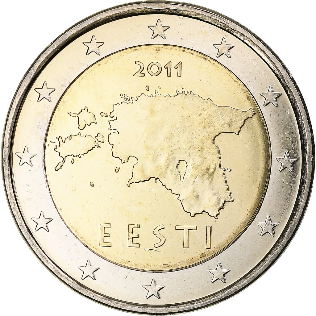 Estonia, 2 Euro, 2011, Vantaa, BU, MS(64), Bi-Metallic, KM:68
