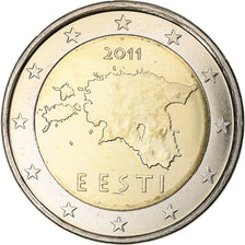 Estonia, 2 Euro, 2011, Vantaa, BU, MS(64), Bi-Metallic, KM:68
