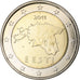 Estónia, 2 Euro, 2011, Vantaa, BU, MS(64), Bimetálico, KM:68