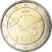 Estonia, 2 Euro, 2011, Vantaa, BU, MS(64), Bi-Metallic, KM:68
