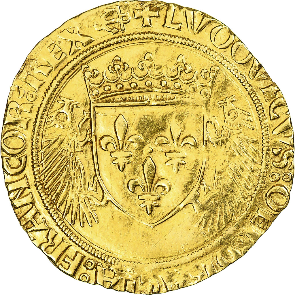 Francia, Louis XII, Ecu d'or aux Porcs-Epics, 1498-1514, Bayonne, Oro, MBC+
