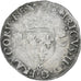França, Henri II, Douzain aux croissants, 1556, Toulouse, VF(30-35), Lingote