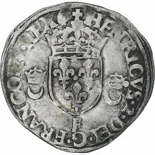 Frankrijk, Henri II, Douzain aux croissants, 1550, Angers, FR+, Billon