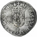 France, Henri II, Douzain aux croissants, 1550, Angers, TB+, Billon, Gadoury:357