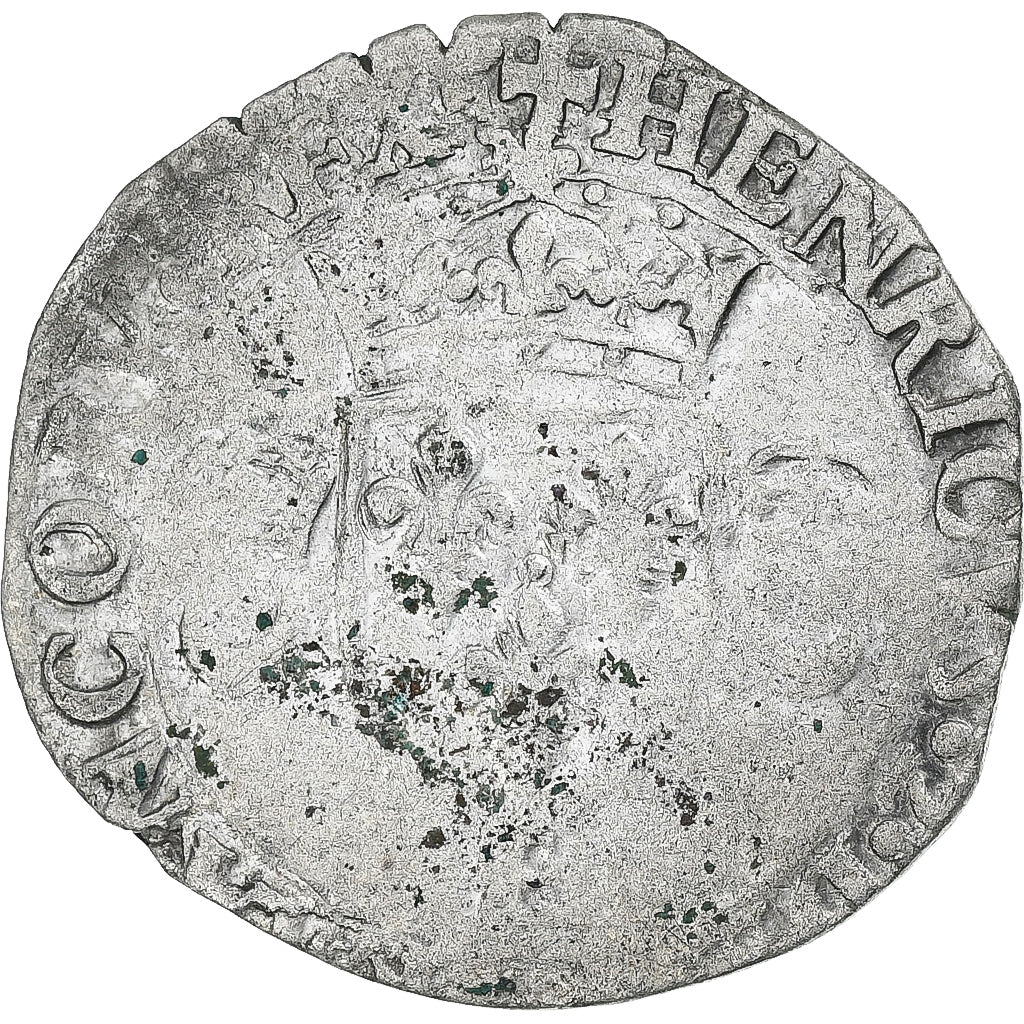 Frankrijk, Henri II, Douzain aux croissants, 1550, Tours, FR+, Billon