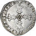 Frankrijk, Henri IV, 1/8 Ecu, 1604, Bayonne, 3rd type, FR+, Zilver, Gadoury:582