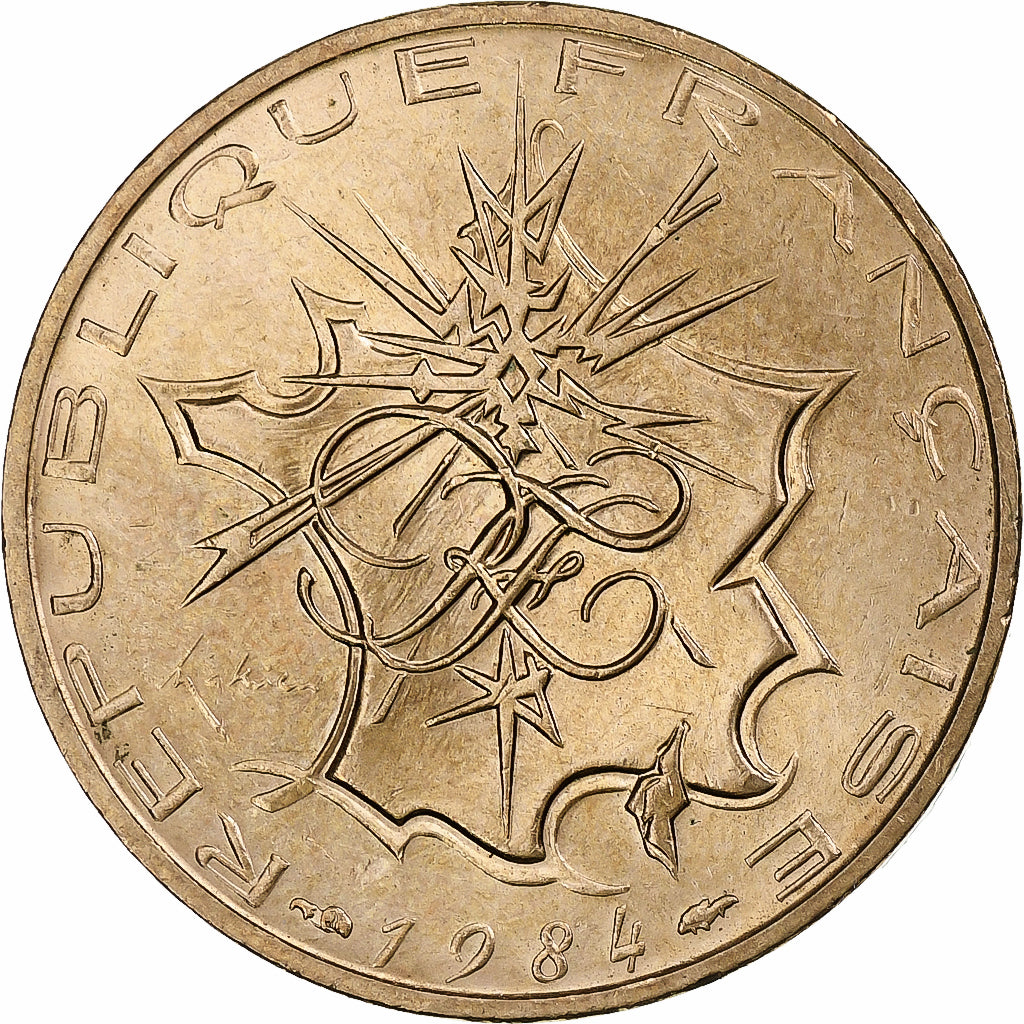 Francia, Mathieu, 10 Francs, 1984, Paris, Tranche A, SPL, Rame-nichel-alluminio