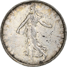 France, 5 Francs, Semeuse, 1964, Paris, Silver, MS(60-62), Gadoury:770, KM:926