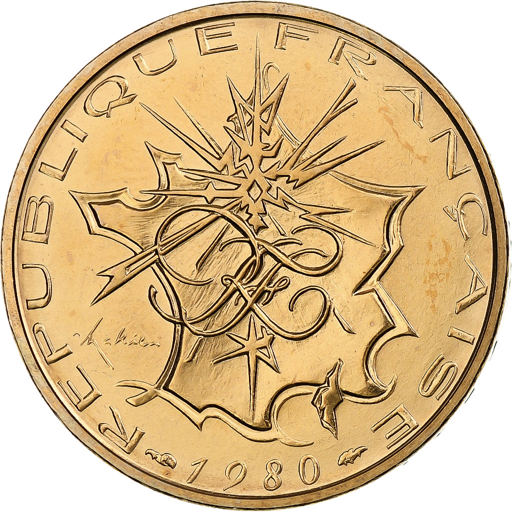 Francja, Mathieu, 10 Francs, 1980, Paris, série FDC, Tranche B, MS(65-70)