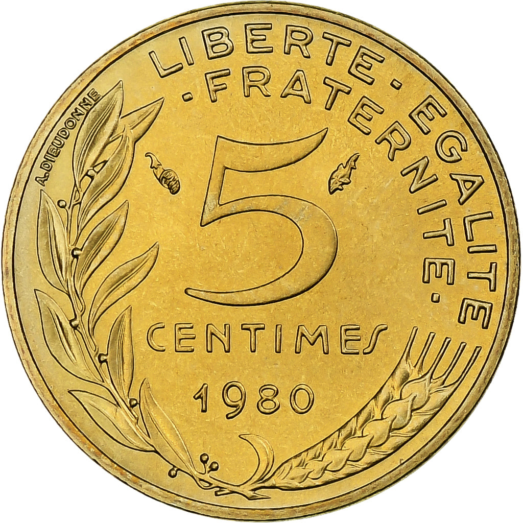 Frankreich, Marianne, 5 Centimes, 1980, Paris, série FDC, STGL