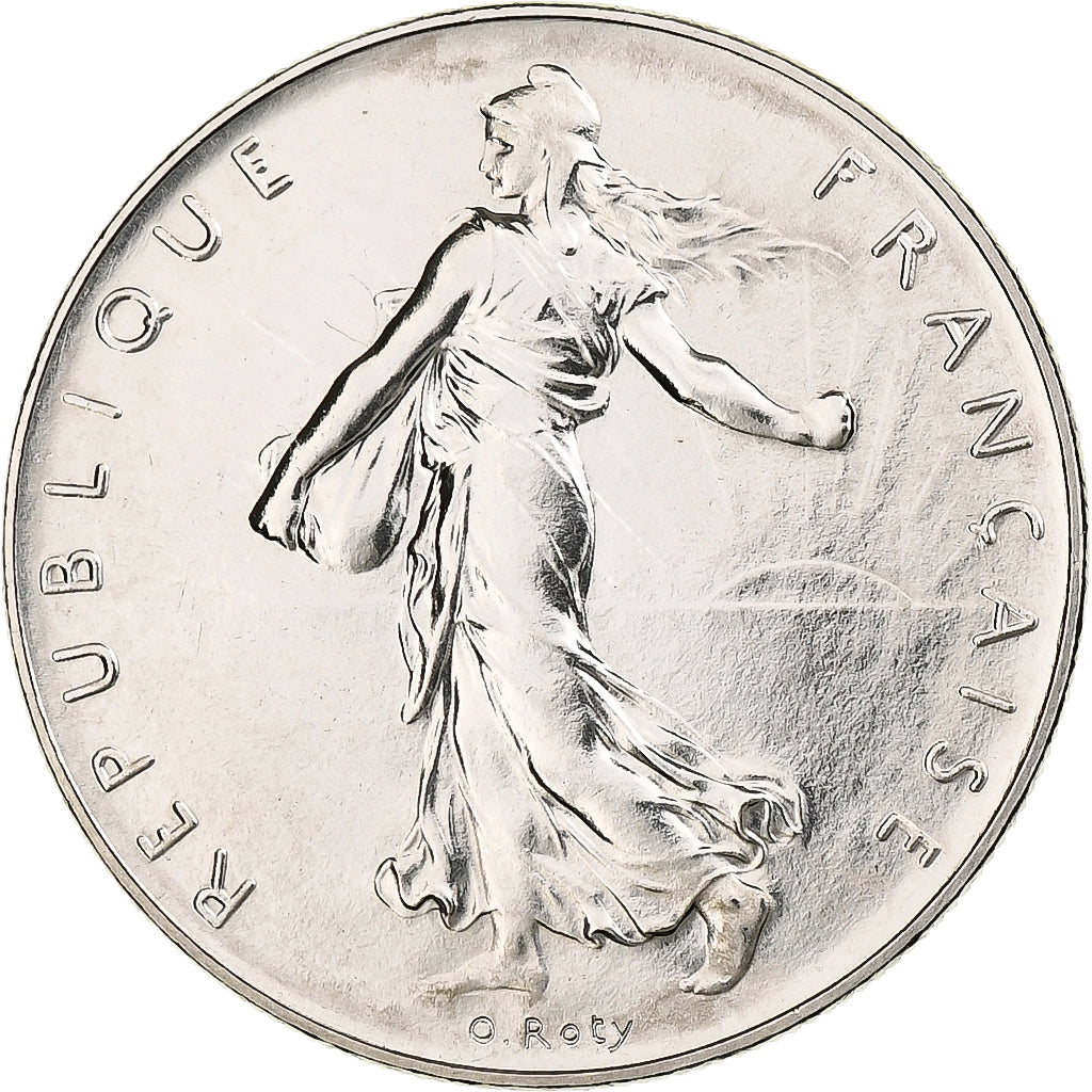France, 1 Franc, Semeuse, 1980, Paris, série FDC, Nickel, MS(65-70)