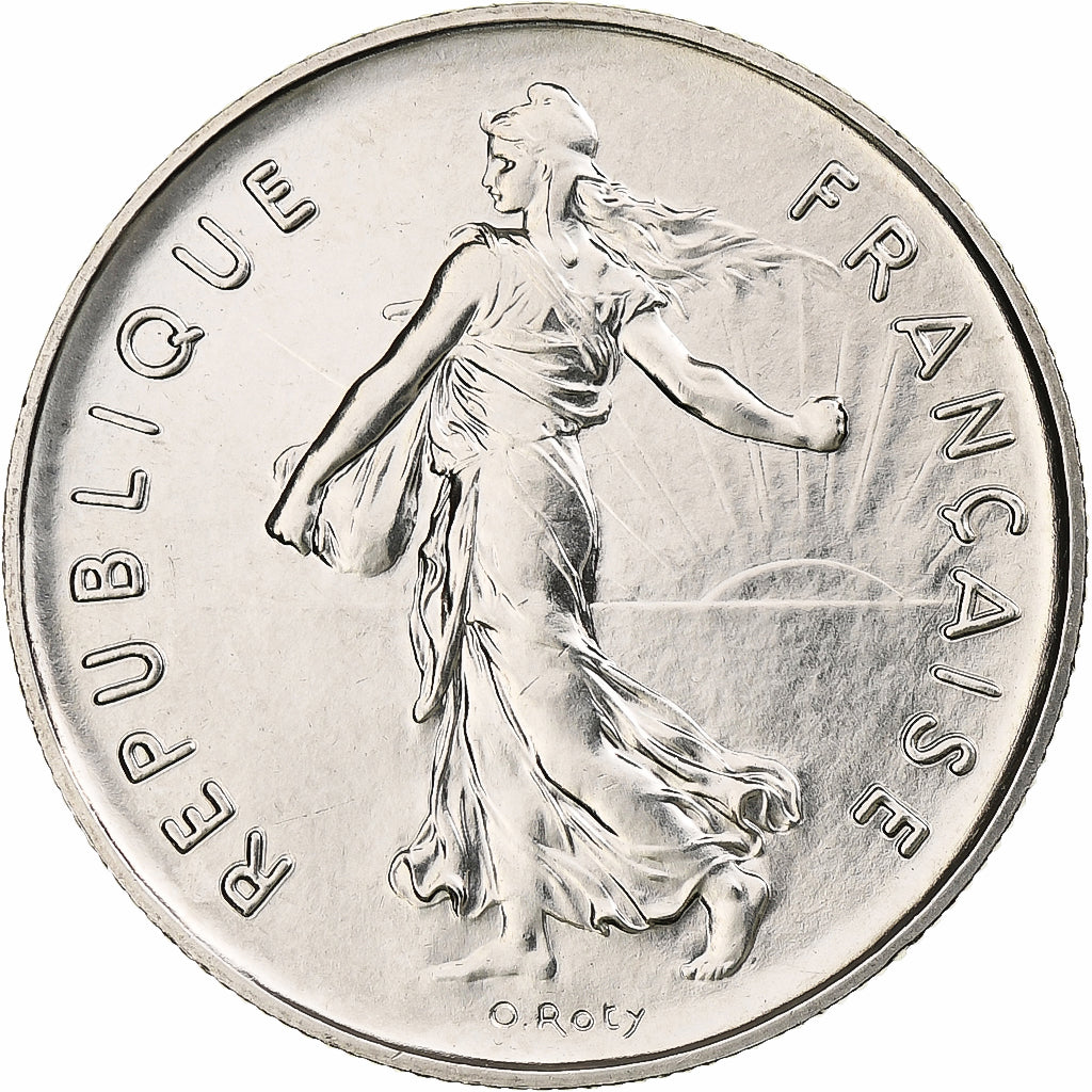 France, Semeuse, 5 Francs, 1980, Paris, série FDC, FDC, Du cupronickel