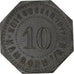 Germany, Stadt Hamborn, 10 Pfennig, 1917, AU(55-58), Zinc