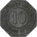 Germany, Stadt Trier, 10 Pfennig, AU(55-58), Zinc