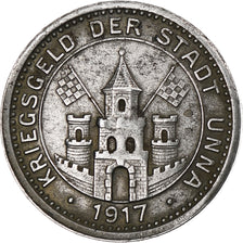 Germany, Stadt Unna, 10 Pfennig, 1917, AU(55-58), Iron