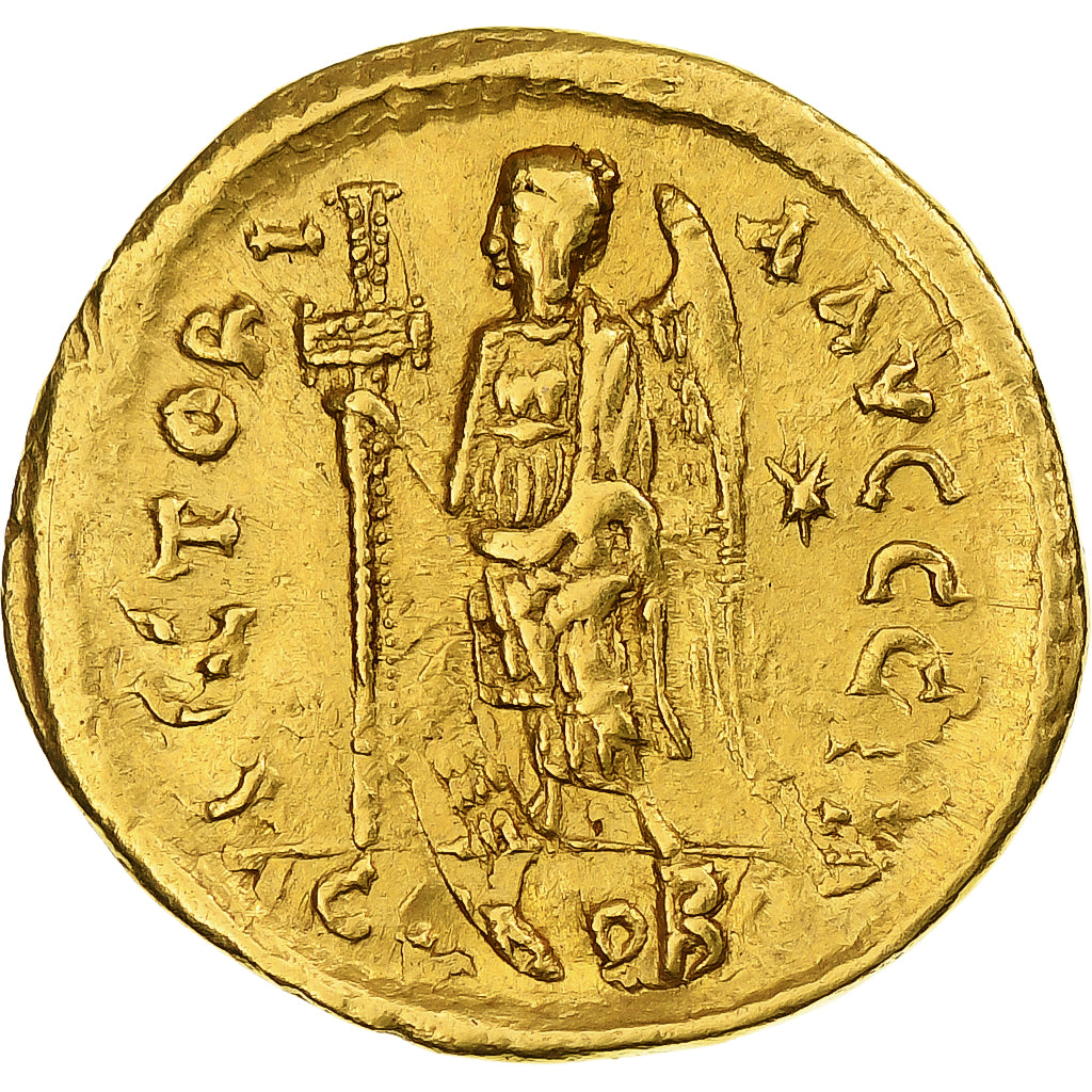Zeno, Solidus, 474-491, Constantinople, Gold, AU(50-53), RIC:X-910