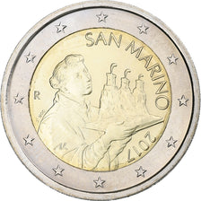 San Marino, 2 Euro, 2017, Rome, MS(64), Bi-Metallic, KM:562