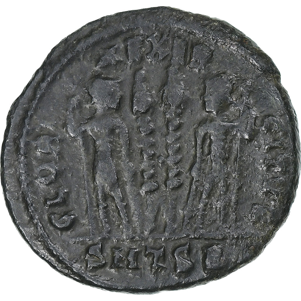 Constantine II, Follis, 335-336, Thessalonica, Bronze, VF(30-35), RIC:199