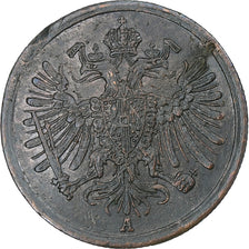Italien, LOMBARDY-VENETIA, Franz Joseph I, 5/10 Soldo, 1862, Vienna, VZ, Kupfer