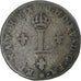 France, Louis XV, Double Sol, 1739, Lyon, Billon, VF(30-35)