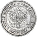 Munten, Finland, Alexander II, Markka, 1874, Helsinki, ZF+, Zilver, KM:3.2