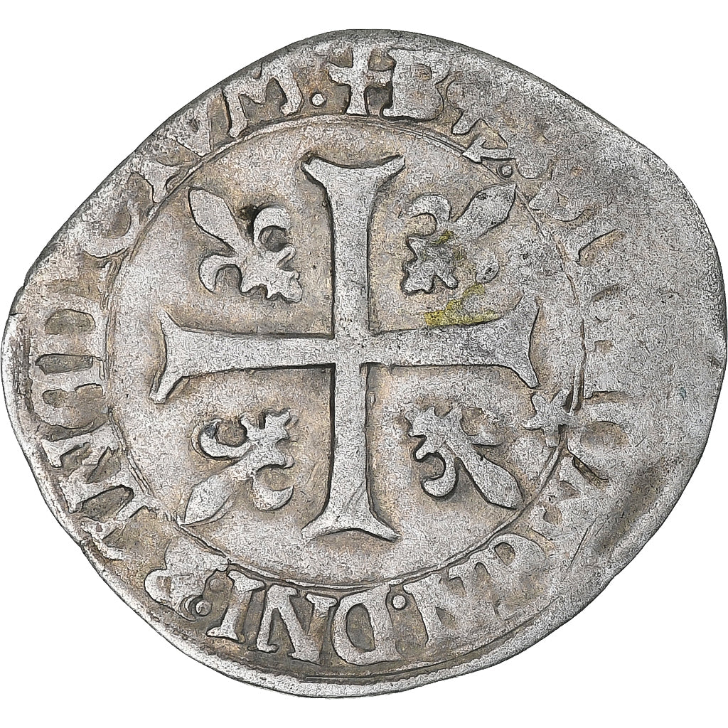 Frankrijk, François Ier, Dizain Franciscus, 1515-1547, Bayonne, FR+, Billon