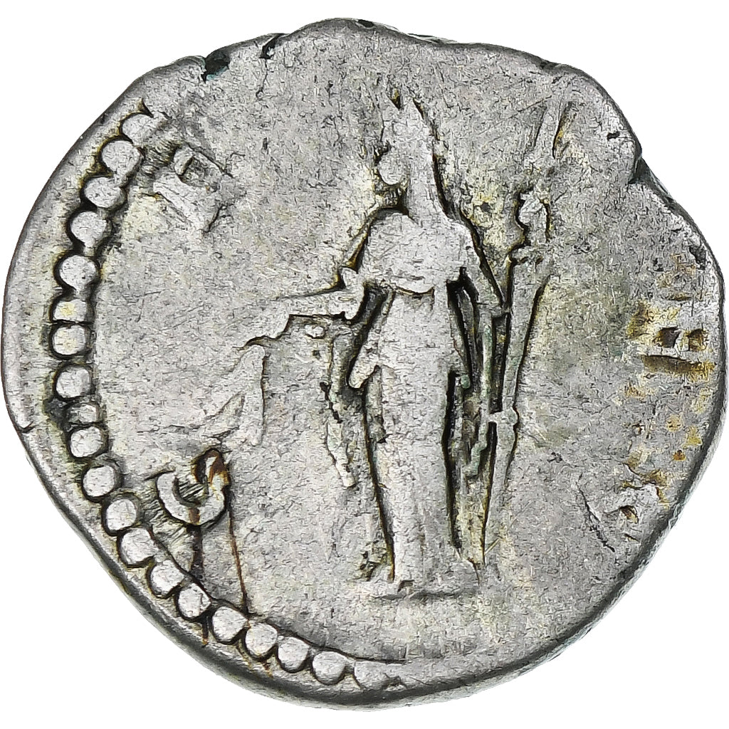 Diva Faustina I, Denarius, 141, Rome, Silver, VF(30-35), RIC:378a
