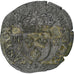 France, Henri IV, Douzain aux deux H, 1592, Maringues, Very rare, Billon