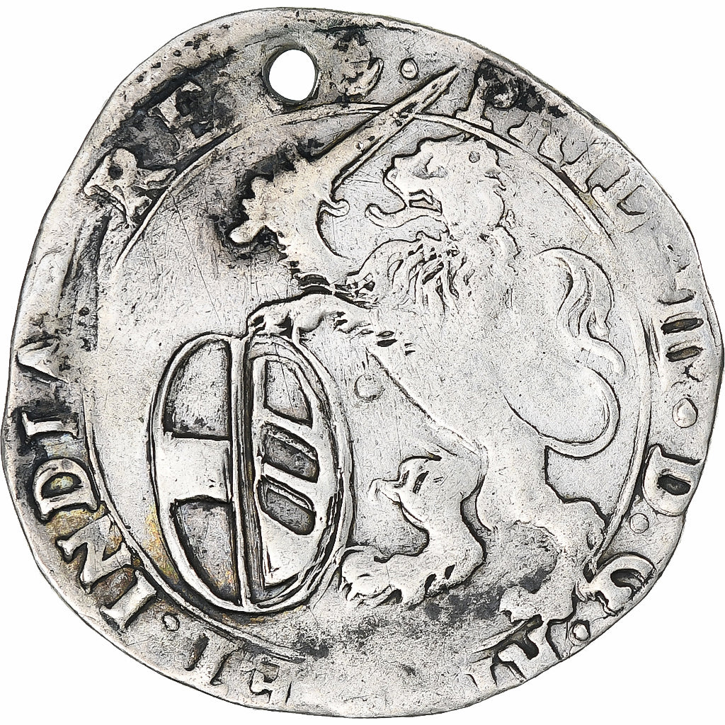Spanish Netherlands, Philip IV, Escalin, 1624, Antwerp, Silver, VF(30-35)