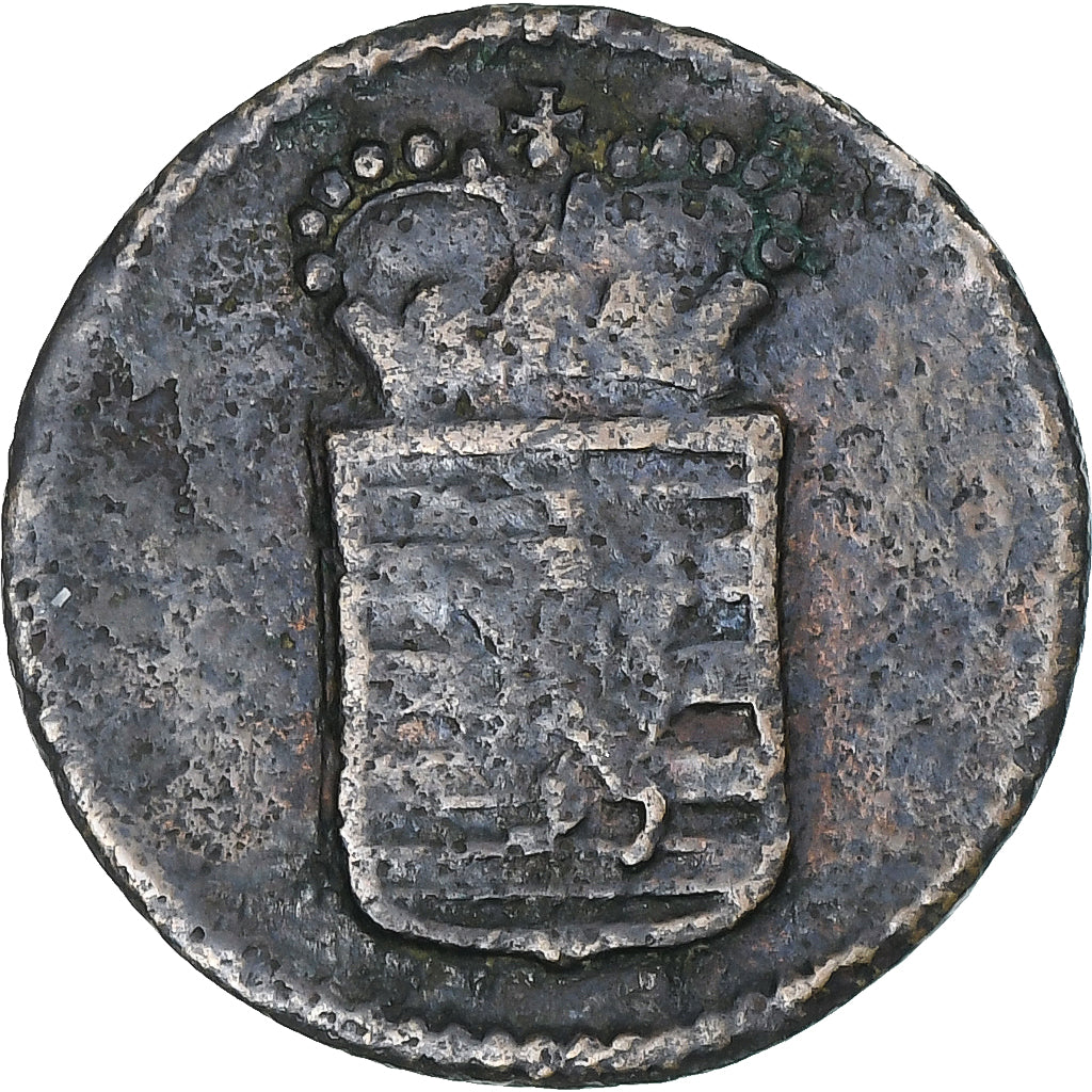 Luxembourg, 1/2 Liard, 1789, Brussels, Copper, VF(30-35)