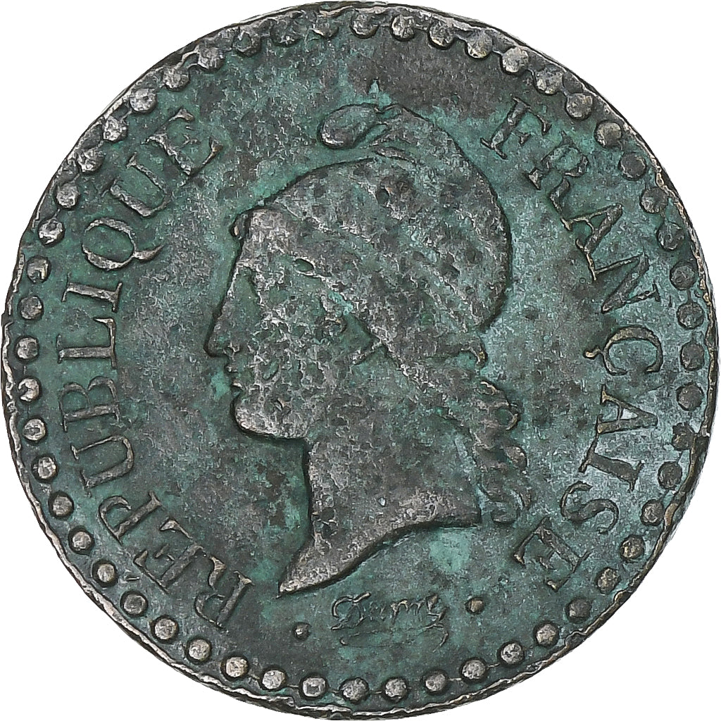 France, 1 Centime, Dupré, 1849, Paris, Bronze, EF(40-45), Gadoury:84