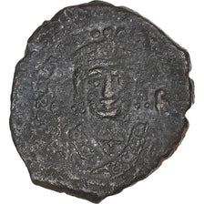 Maurice Tiberius, Half Follis, 582-602, Antioch, Bronze, VF(30-35)