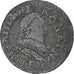 France, Louis XIII, Double Tournois, 1632, Tours, Copper, VF(30-35), CGKL:440