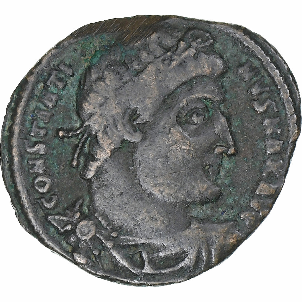 Constantine I, Follis, 330-335, Antioch, Bronze, EF(40-45), RIC:86