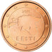 Estonia, 2 Euro Cent, 2011, Vantaa, BU, FDC, Acciaio placcato rame, KM:62