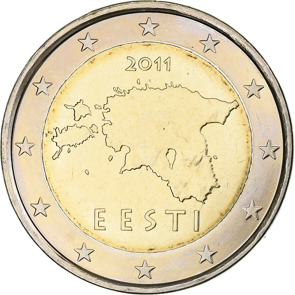 Estonia, 2 Euro, 2011, Vantaa, BU, MS(65-70), Bi-Metallic, KM:68