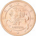 Lituânia, 2 Euro Cent, 2015, Vilnius, BU, MS(65-70), Aço Cromado a Cobre