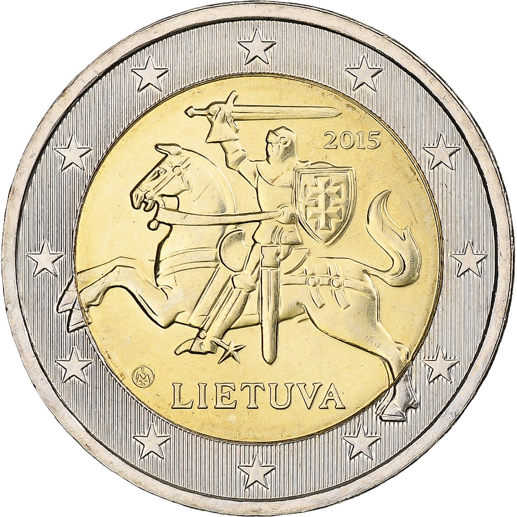 Lithuania, 2 Euro, 2015, Vilnius, BU, MS(65-70), Bi-Metallic, KM:212