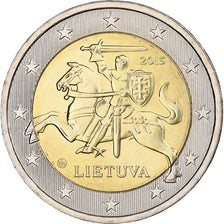 Lithuania, 2 Euro, 2015, Vilnius, BU, MS(65-70), Bi-Metallic, KM:212