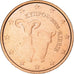Cypr, 2 Euro Cent, 2008, BU, MS(65-70), Miedź platerowana stalą, KM:79