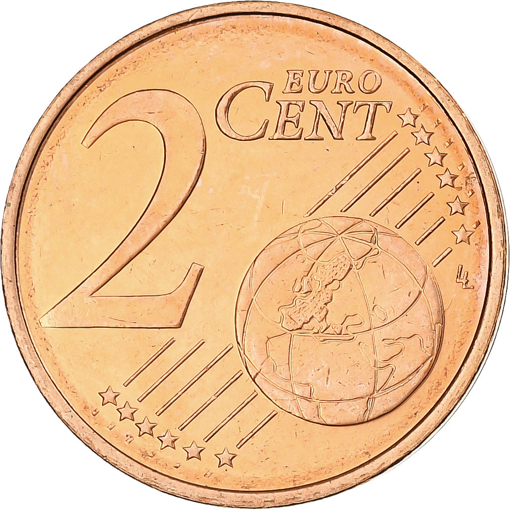 Cyprus, 2 Euro Cent, 2008, BU, FDC, Copper Plated Steel, KM:79
